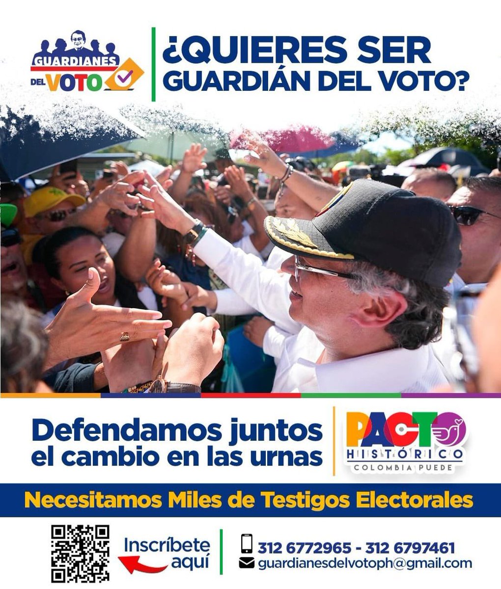 alejoocampog's tweet image. Este 8 de marzo la democracia nos necesita. Súmate como testigo electoral, cuida los votos y defendamos juntos el derecho a decidir.