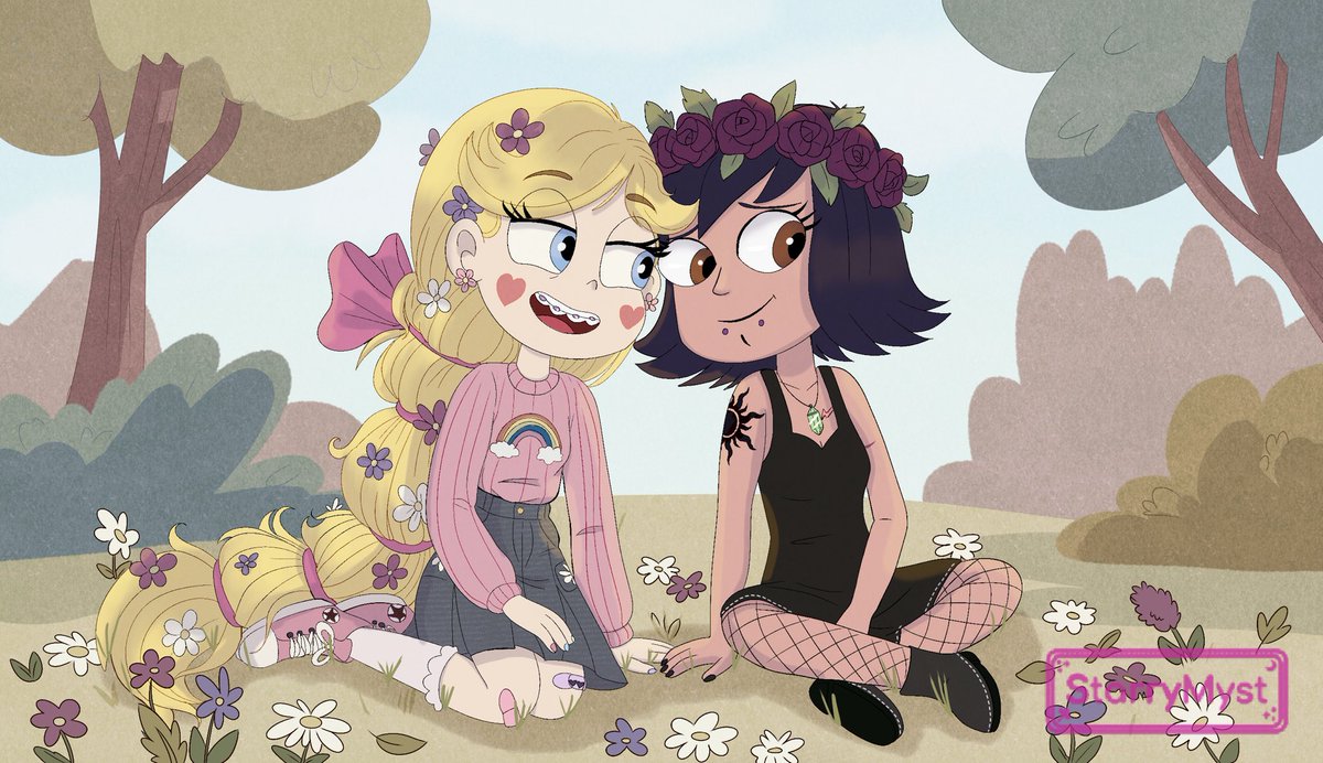 “Ya know, Janna Banana, I don’t hate you.” 🌸

#StarVsTheForcesOfEvil #SVTFOE #StarButterfly
#JannaOrdonia #Janstar #MyArt #Fanart #ArtistOnX #Disney #Cartoon #FanAU #AOPAU 
#AgeofParadoxAU