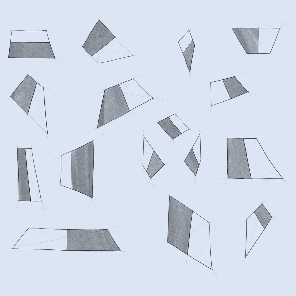 SweetGab_'s tweet photo. And in today's lessons, as it was for the cubes, I drew a trapezoid, and then a trapezoid, and then another trapezoid, and then... #art #digitalart #drawing #learntodrawin30days https://t.co/5SPDJNbP8z