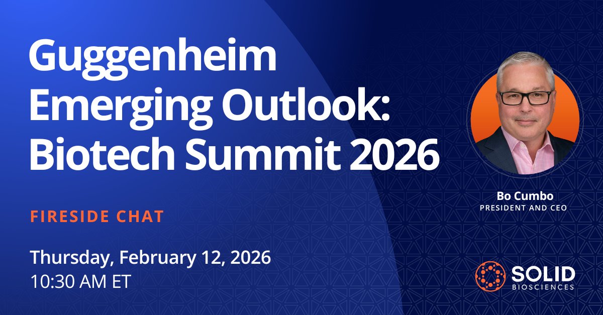 Solid Biosciences tweet media