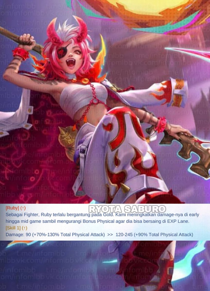 Txtmlbb_'s tweet image. MLBB ADV SERVER DETAIL

RUBY BUFF

Pict Ryota saburo fb