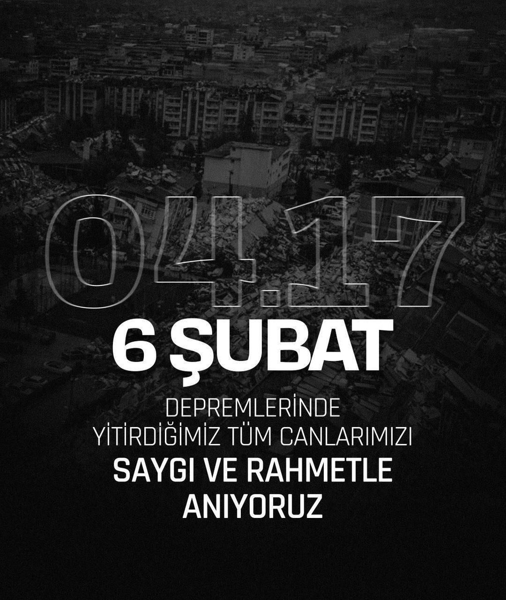 #unutmadıkunutmayacağız #6subat2023