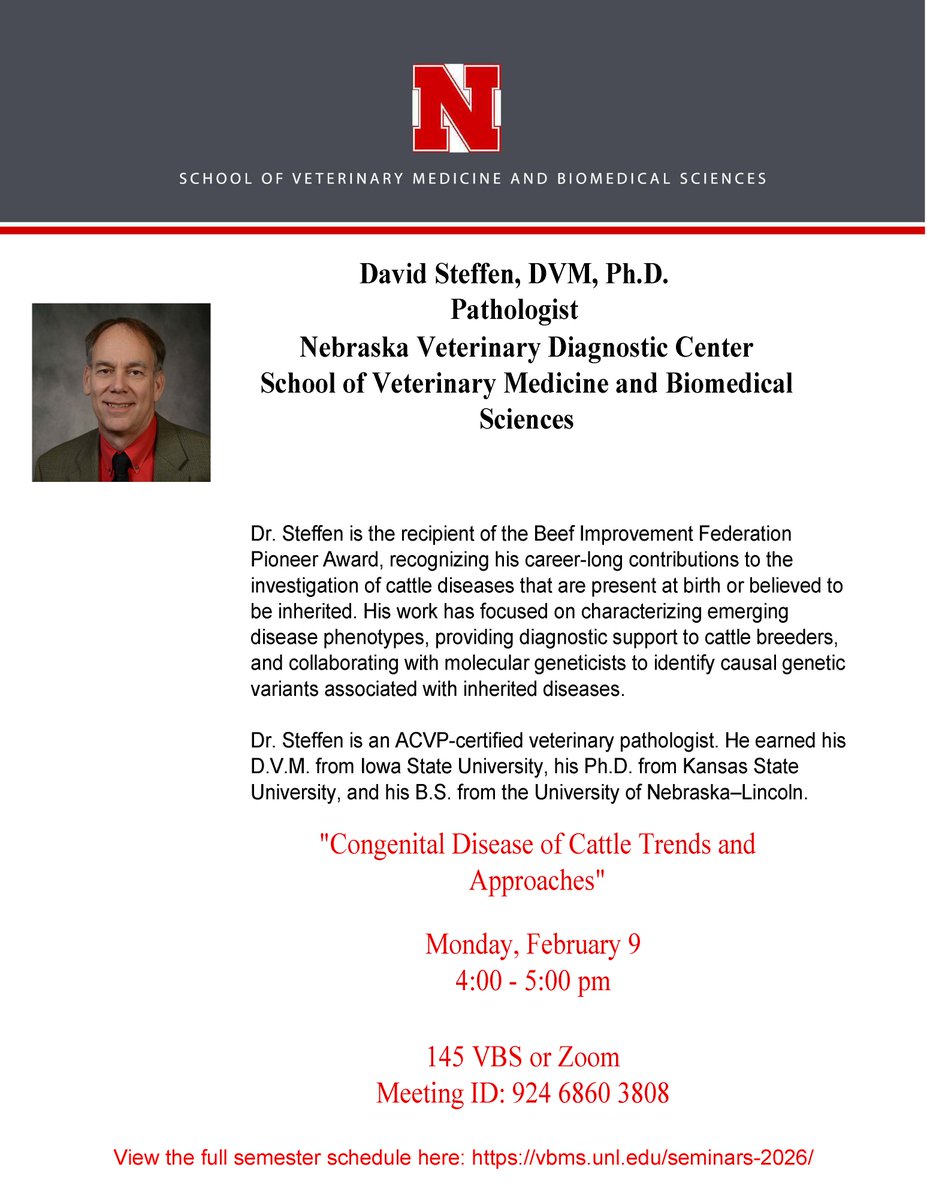 NE School of Vet Medicine & Biomedical Sciences tweet media