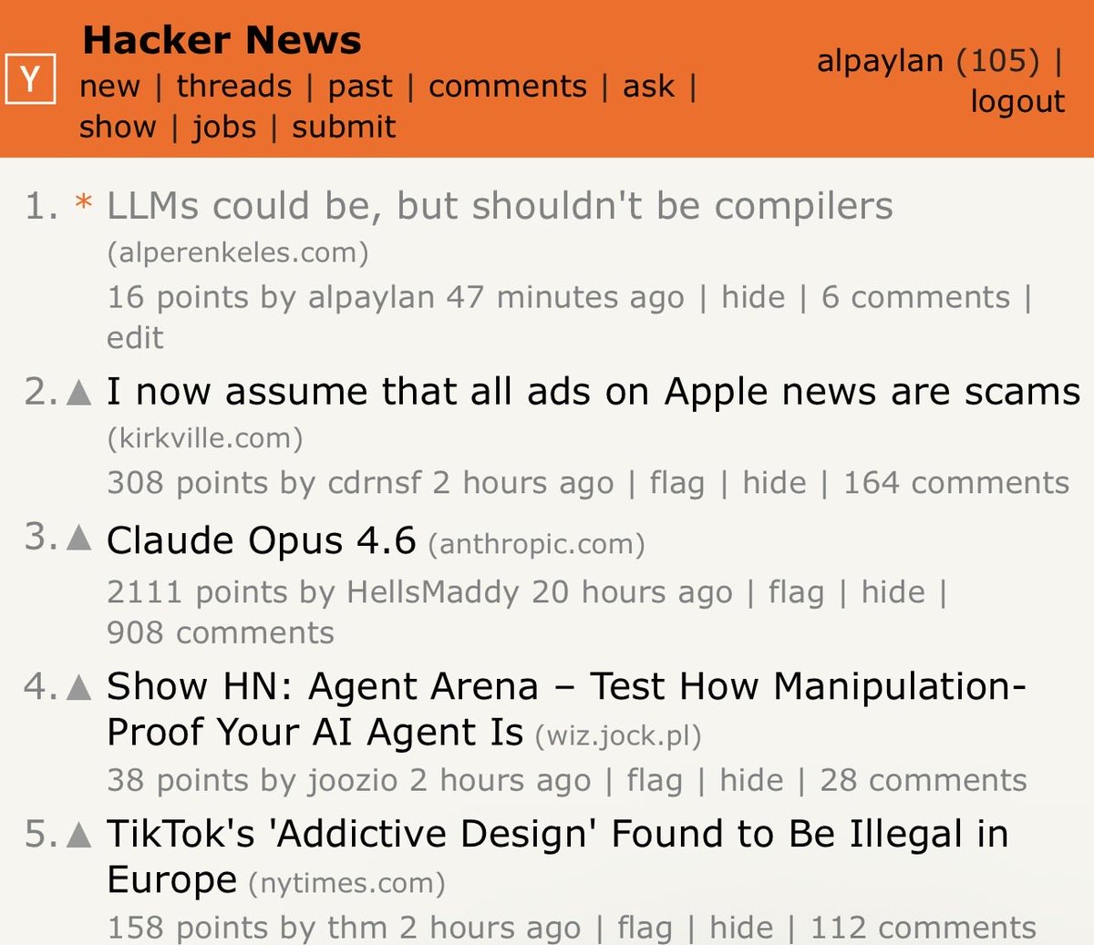 #1 on HN!
