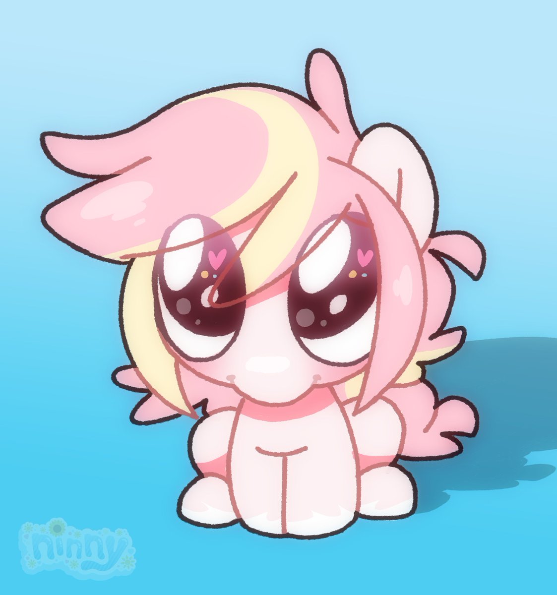 NinnyDraws's tweet image. She was forced to eat cement when she was 6 💔