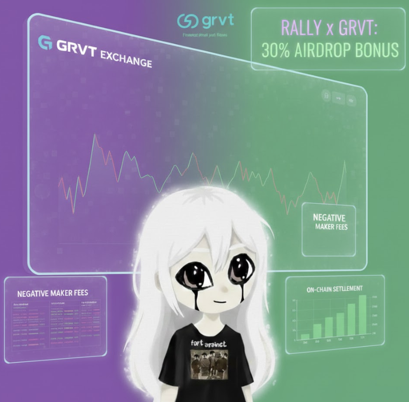 whitebirdXBT's tweet photo. As a trader constantly searching for a market edge, I believe @grvt_io is redefining exchange standards by merging CEX speed with DEX security through their hybrid architecture built on ZK Stack. This platform offers lightning fast execution with an off chain matching engine, yet it strictly upholds the "your keys, your coins" principle because all settlements happen on chain via zkSync. It is the perfect middle ground for those who want professional performance without custodial risks.

The incentive model is what truly catches my eye. GRVT provides negative trading fees for Makers, meaning you actually get paid to provide liquidity, while Takers enjoy highly competitive rates. Furthermore, your idle funds do not just sit there; through the Grvt Liquidity Provider (GLP) strategy, the platform offers targeted annual yields using delta neutral strategies that manage market risk professionally. This creates a dual revenue stream from both trading and passive yield that is hard to find elsewhere.

Right now, @grvt_io is running a massive Rewards Season where they have allocated a significant portion of the total token supply for community airdrops. You can accumulate points through trading volume, maintaining Open Interest, and inviting others. If you want to maximize your potential and get a head start, you can join through my official link here: https://t.co/FYNl2W5CYU (using this link also grants you a 30% bonus on your airdrop points). In a competitive market, moving to an infrastructure that prioritizes privacy, speed, and real returns is a strategic move you should not miss.