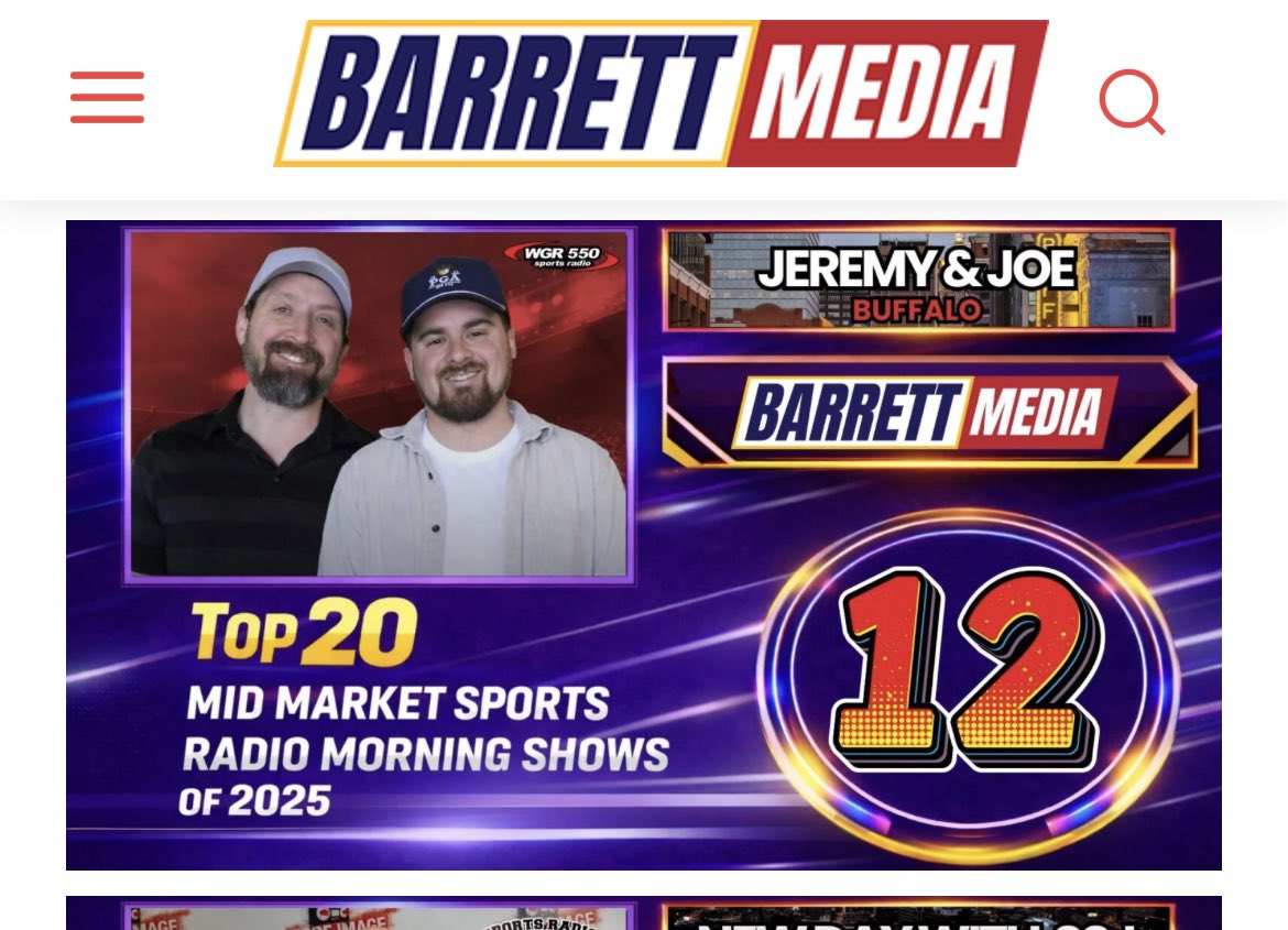 Congratulations to ⁦<a href="/JeremyWGR/">Jeremy White 🚂</a>⁩ and ⁦<a href="/SneakyJoeSports/">Sneaky Joe</a>⁩. Keep up the great work fellas.