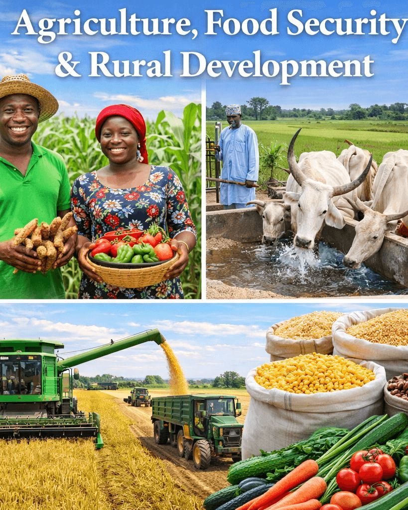 goodluckans's tweet photo. Agriculture, Food Security & Rural Development 

This one sweet pass jollof !🍚🔥

Dry-season farming expand under FADAMA.
Rice production explode: mills, jobs, exports.
Fertilizer wahala end, farmers buy direct.
Cassava, cocoa, cotton, groundnut pyramids make comeback.
Food import reduce. Farmer loans and youth grants flow.

From cutlass farming to agribusiness.

Abeg follow us beg Dr. Goodluck Jonathan make e contest 😭 ! We don suffer enough 😭 !

👉 Follow • Share • Tag a farmer
👉 Nigeria fit feed herself 

#GEJ2027 #NigeriaCanWork #PutNigeriaFirst #ProvenLeadership #Goodluckans #JoinTheMovement