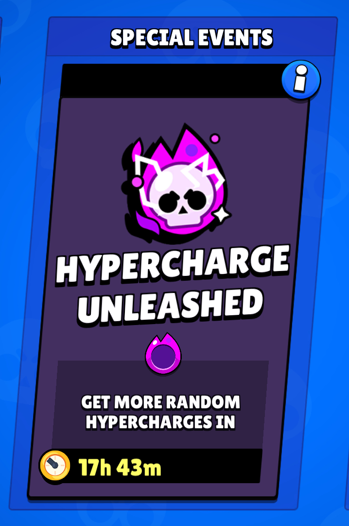 🔥 Hypercharge Unleashed is returning! 🔥 

Hypercharge Unleashed will return tomorrow once daily rewards reset! 

Are you excited for this mode? 🤔

#BrawlStars