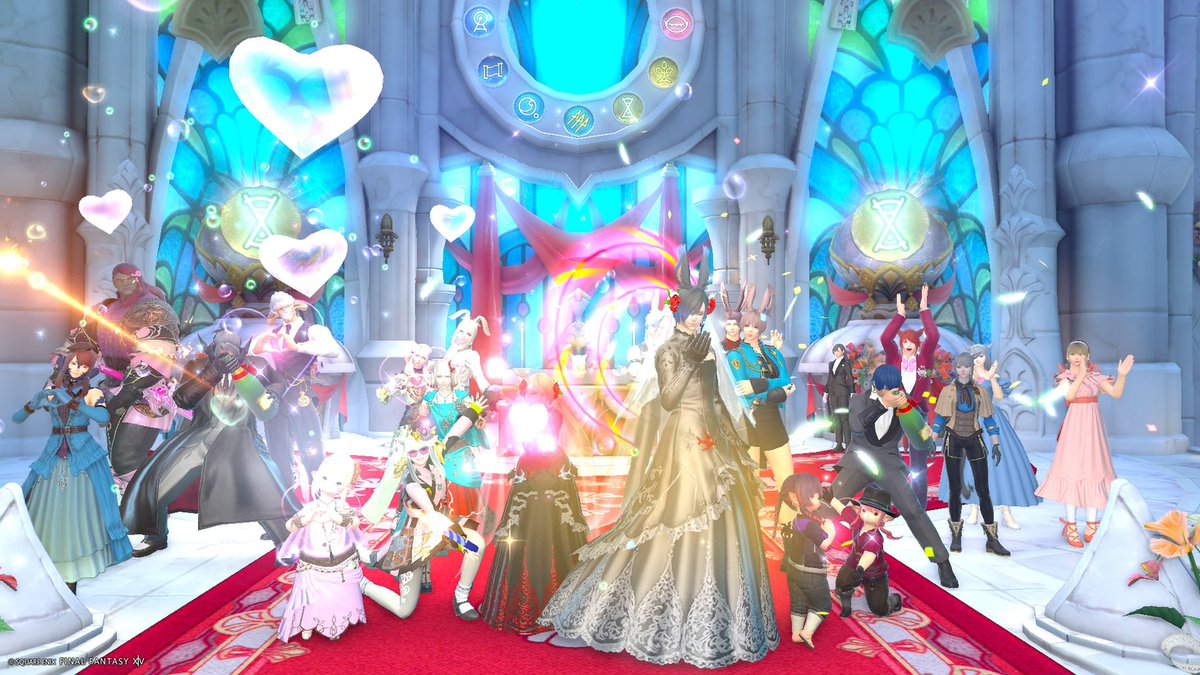 fcrosecochon's tweet photo. 今日はFCメンバーのエタバン!!!
これから末永く仲良くねぇぇ!!
#FF14
#FF14FC
#FF14FC募集
#FCローズコション
#Yojimbo https://t.co/DhYLmJczdk