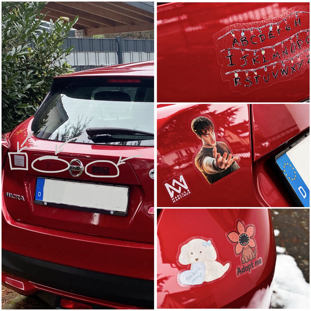 wildbyerslillet's tweet photo. my car got a new sticker upgrade 😌 https://t.co/qwIP7RdlfR
