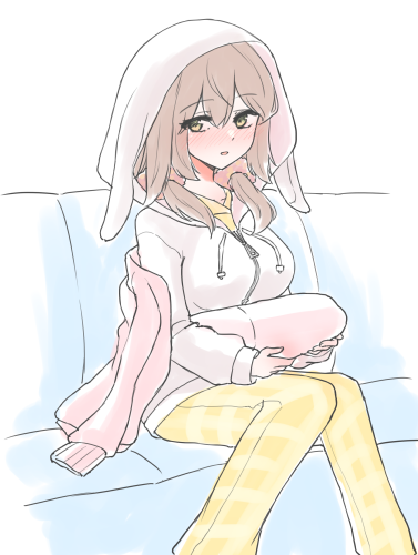 @ktm_wall これは今日限りの冬パジャマ入絵 