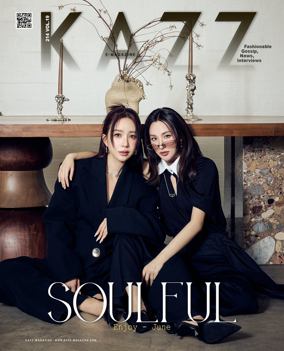 KAZZ MAGAZINE issue.214 

ถึงรินจะไม่มีวันรักแต่วันนี้คู่นี้เขามีที่รักแล้วนะ~ พบกับสองสาว “เอนจอย ธิดารัตน์ - จูน ณัณณิริณ” จากซีรีส์สุดฮอต ‘รินไม่มีวันรัก’ ครั้งแรกบนปก KAZZ MAGAZINE issue.214 หลังจากดูตอนพิเศษกันมาแล้ว ตามมาจับจองเล่มสุดพิเศษกันได้เลย!

#KAZZxEnjoyJune