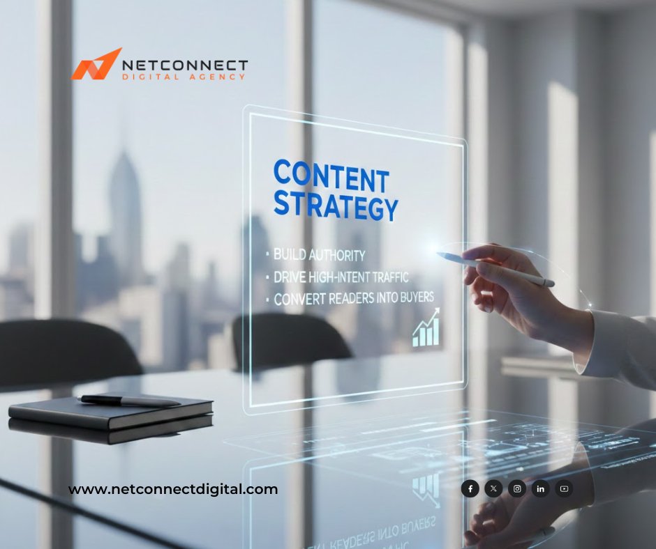 ncdagency's tweet photo. Content is a business asset. ✍️
We turn strategic storytelling into high-intent content that educates prospects and drives revenue.
Position your brand as the definitive industry leader. 📈
🔗 https://t.co/FCvOHPKtj3
#ContentStrategy #Authority #ROI #NetConnectDigital https://t.co/xKpbIzXolJ
