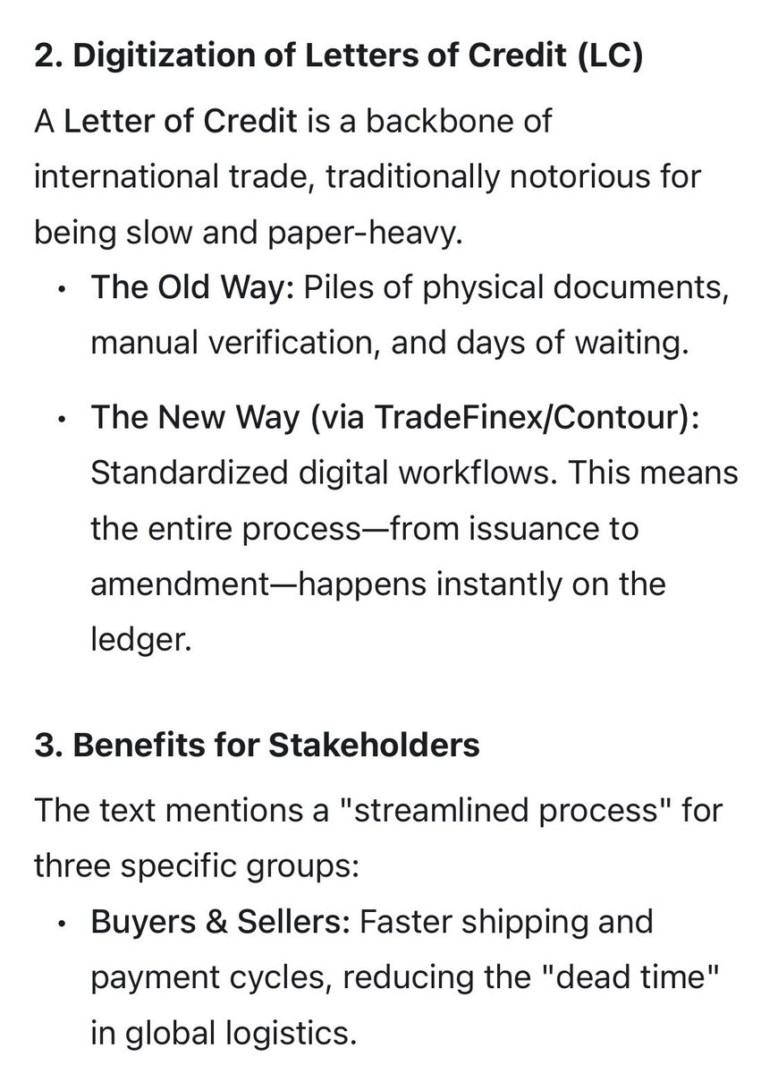 synergy0421's tweet photo. #TradeFinex has joined the "Premier League" of digital trade. By connecting with #Contour, they are enabling the world’s biggest #banks to use #XDC‼️-friendly ecosystems to handle the most important documents in international shipping.
#XDC‼️ #TradeFinex #Contour #Banks https://t.co/UU0D07uxLn