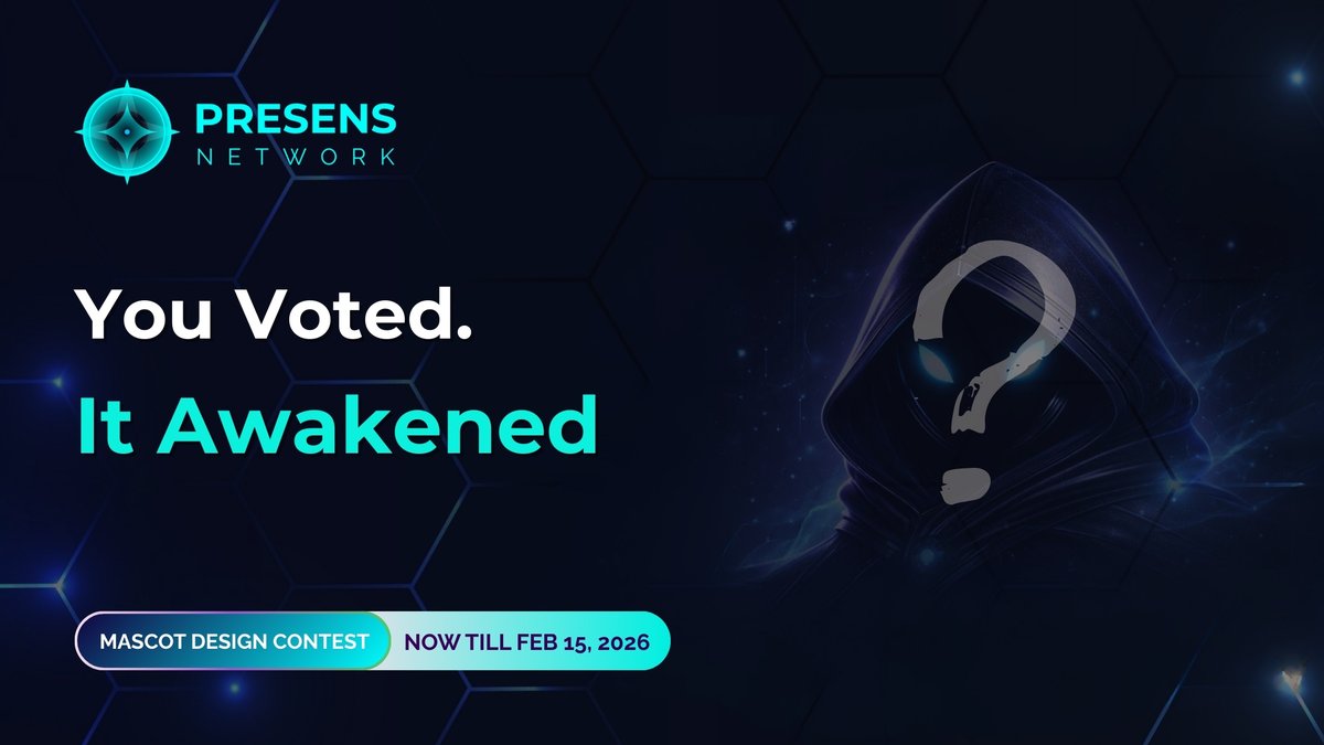 PresensNetwork's tweet image. The pulse has spoken.. Our official mascot: SPECTER.

But this isn’t the final form.

The Specter Mascot Design Contest is now LIVE! Create &amp;amp; submit refined designs, variants, or animations inspired by Presens’ privacy-first spatiotemporal DePIN, pulsing data, anonymous presence,