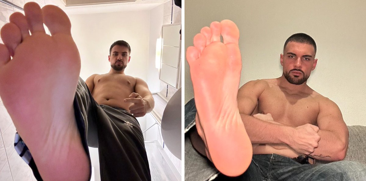 MANLY FEET OF THE DAY: <a href="/FindomLuka/">FindomLuka</a>