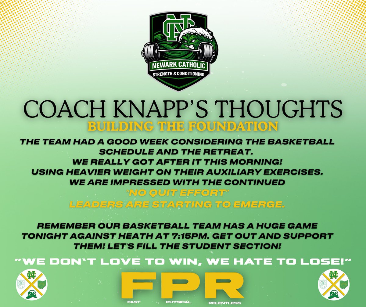 Newark Catholic Football tweet media