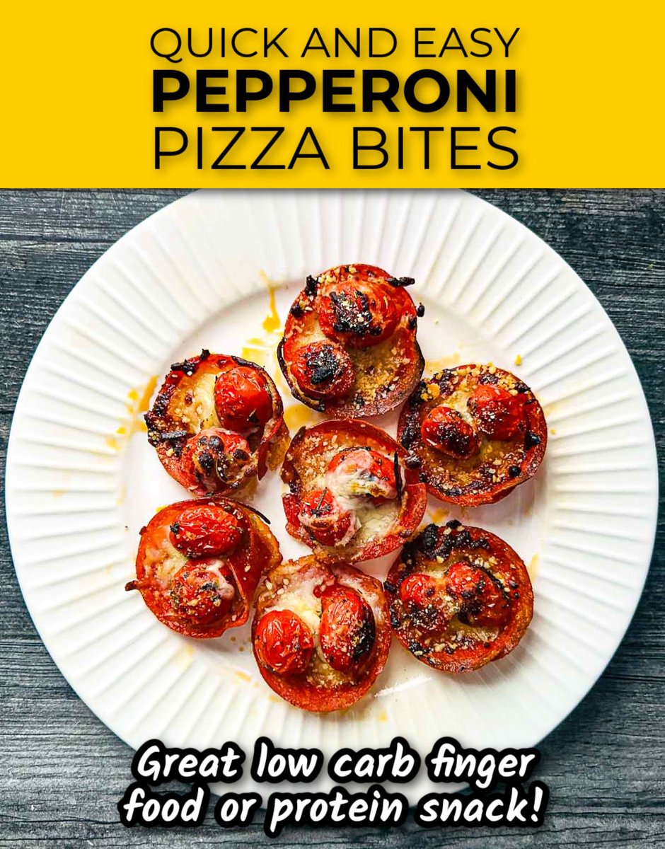Keto Pepperoni Pizza Bites - easy 4 ingredient snack or finger food! mylifecookbook.com/pepperoni-roas… via <a href="/mylifecookbook/">Denise Z Wright</a> #keto #lowcarb #partyfood