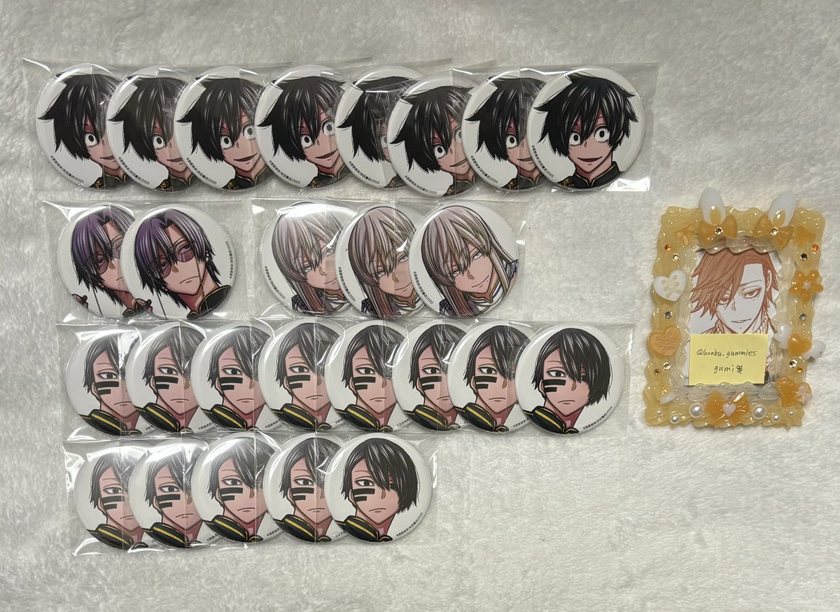 交換 譲渡】桃源暗鬼 コミケ C107 アフターコミケ アフコミ 缶バッジ