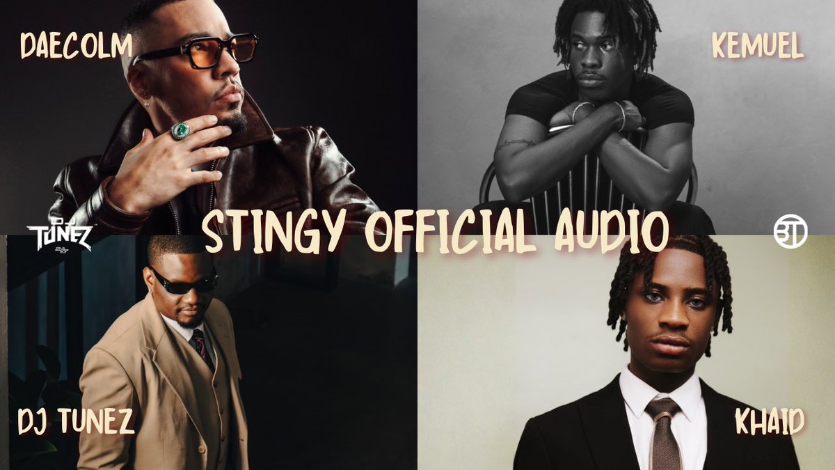 DJ Tunez - STINGY (Lyric Video) featuring Daecolm, Khaid, Kemuel
youtu.be/blJyx1iW-Uo