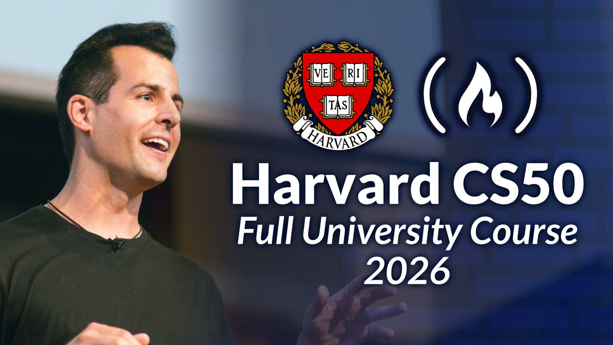 This weekend learn computer science from Harvard professor <a href="/davidjmalan/">David J. Malan</a>.  freeCodeCamp just published the newest version of CS50. [FREE 26-hour course]

Here are this week's five freeCodeCamp resources that are worth your time:

1. Learn computer science and Python programming