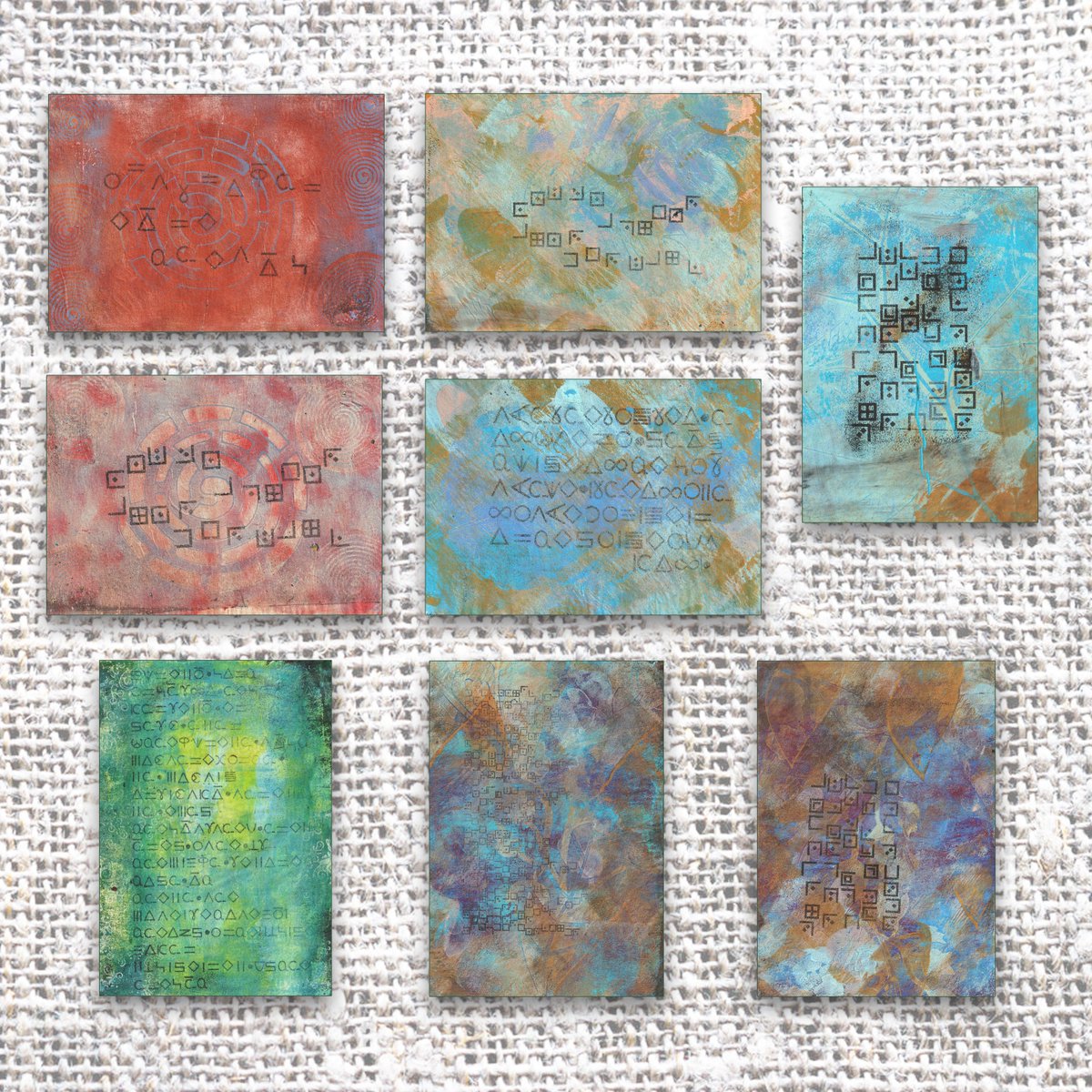 Heldinne's tweet image. dit zijn de best gelukte #gelliprints met #imagetransfer van #geheimschrift van gister
#ElkeDagEenFoto2026 dag 37