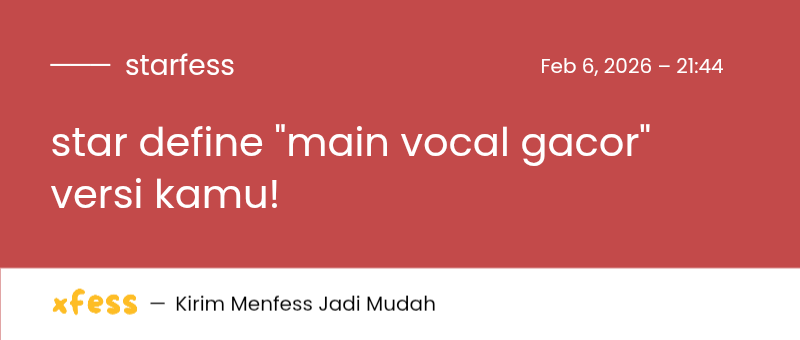 Starfess || CEK PINNED UNTUK KIRIM MENFESS tweet media