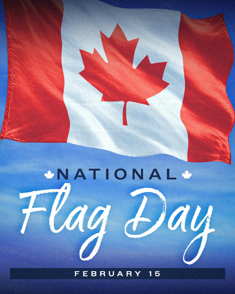 Today we honour the Canadian flag, a symbol of our nation built on the shared belief in freedom. 🇨🇦

Our Maple Leaf represents generations of Canadians who worked, served, and stood up to protect this country and the values that define it: democracy, responsibility, compassion,