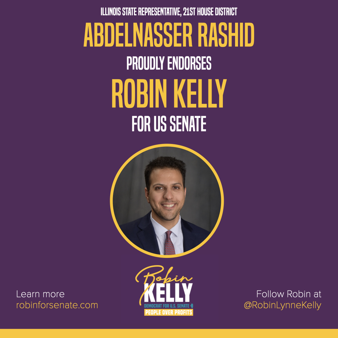 RobinLynneKelly's tweet photo. My U.S. Senate campaign continues to push forward. Thank you for being a part of #TeamRobin, Illinois State Rep Abdelnasser Rashid, former Cook County Clerk David Orr, former Illinois State Rep/former Director of the Illinois Department of Veterans Affairs  Linda Chapa LaVia & Country Club Hills Alderman Ricardo Spivey.
