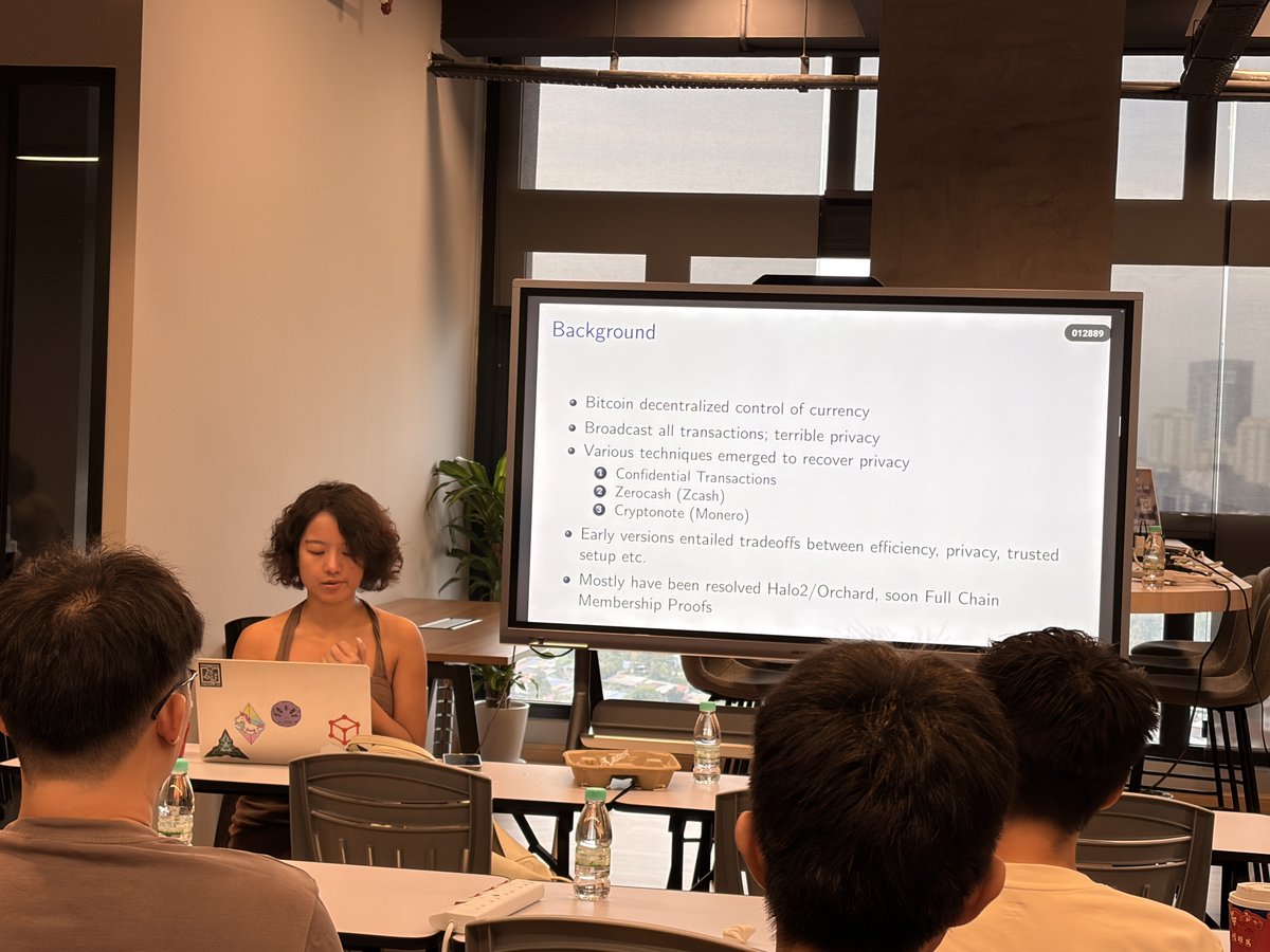 4lifemen's tweet photo. Pop-X Kuala Lumpur Day 2

Great sessions on all things ZK by @deUETH @geodelabs @ETHKL1 at @ccacc_hub https://t.co/HPPpOONPxD