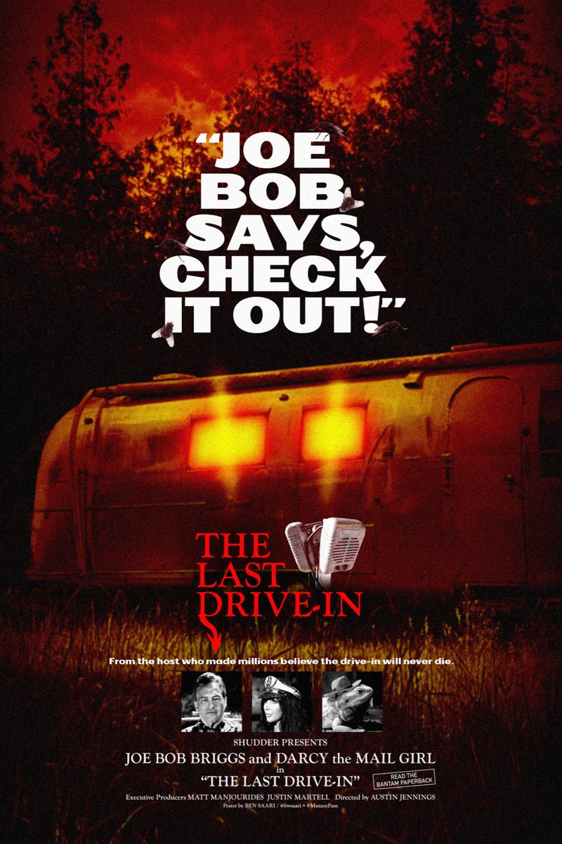 For God’s sake, get out… to Haunted House Night tonight on #TheLastDriveIn! 🪰 <a href="/therealjoebob/">Joe Bob Briggs</a> <a href="/kinky_horror/">Diana “Darcy the Mail Ghoul” Prince 🎃💌</a> #MutantFam