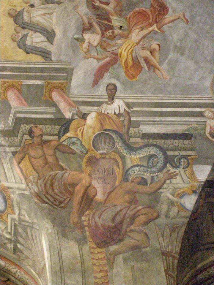 Indigenous Americans🪶Painted On A Ceiling