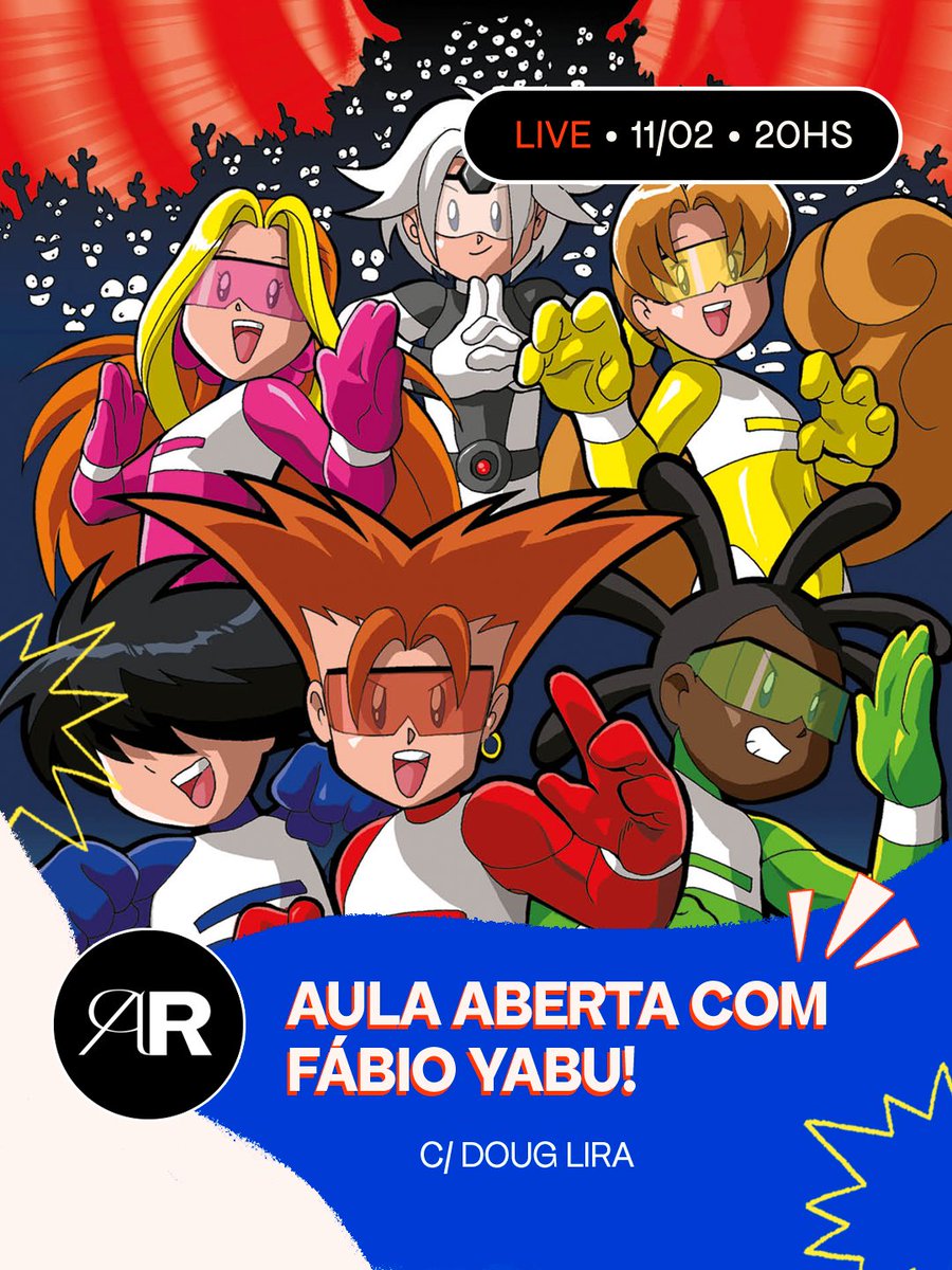 Dia 11/02 tem aula aberta e GRATUITA comigo sobre roteiro, HQs, a vida, o universo e tudo mais!
Vem que vai ser massa! No Youtube da <a href="/ArteRevide/">Arte Revide</a> feat. <a href="/douglira/">Doug Lira 🖌️💥🎤</a> 😍