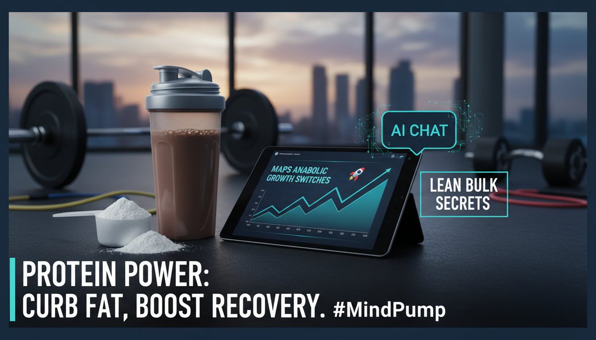 TranscriptedAI's tweet image. Expanding on that protein power: It curbs fat gain in surplus + amp volume/intensity for recovery. MAPS switches spark growth! 🚀 Full ep + AI chat unpacks it—what's your lean bulk secret? #MindPump

transcripted.ai/episode/mindpu…