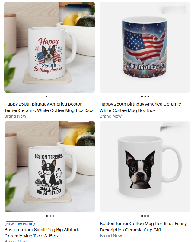 KellyJoDesigns1's tweet image. Coffee mug lovers, this one’s for you! Check out all the fun and unique coffee mugs available in my eBay store! Browse the collection here 👉 ebay.com/str/kellyjosca…
#CoffeeMugs #MugLife #MugCollection #CoffeeLovers #eBayFinds #eBaySeller #ShopSmall #GiftIdeas #CoffeeTime