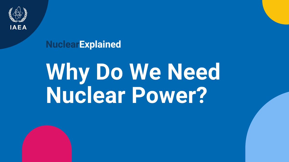 IAEANE's tweet photo. 🌍 Global momentum continues to build behind nuclear power. There are more than 400 nuclear power reactors in operation today across 31 countries!

But why do we need nuclear power? 🤔

📽️ #NuclearExplained has the answers: https://t.co/z4GsJ4JaMg https://t.co/0rhPitygA7