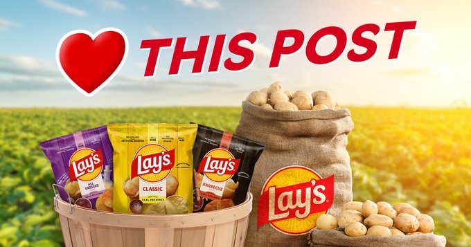AbsoluteForum's tweet photo. Lay’s Potato Payday Sweepstakes
Win Your Share of $100,000 in Cash.
https://t.co/obrGmK0MRz https://t.co/jmrT7RmWYQ