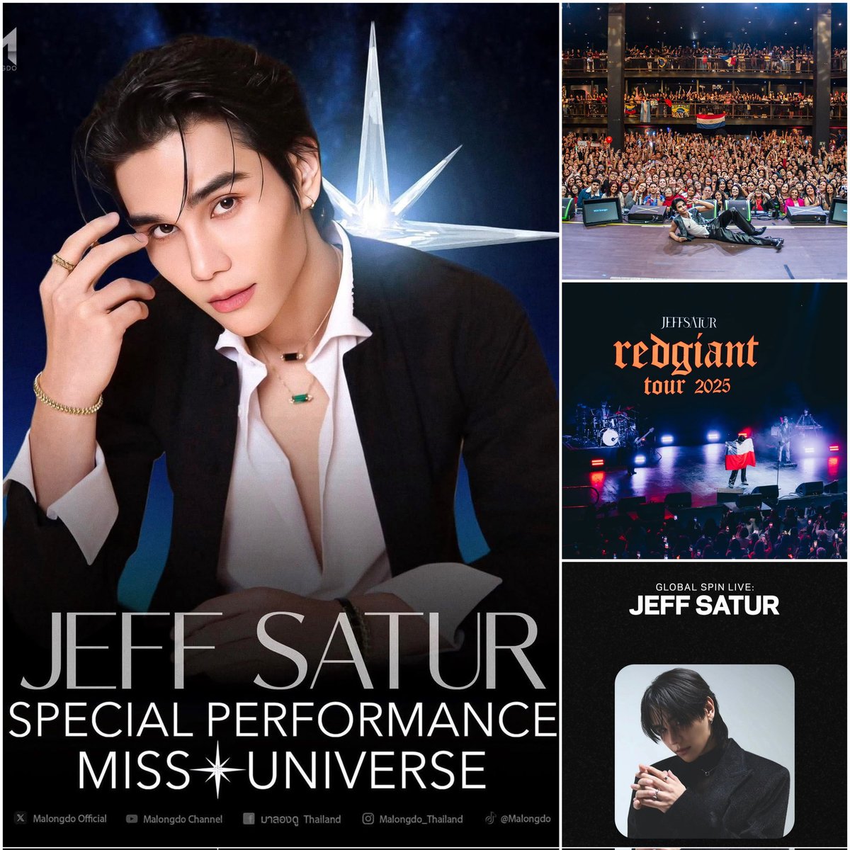handsomexlogan's tweet photo. world tour, miss universe and now the grammy museum, all in less than a year. oh my god jeff satur U R HUGE AND UNSTOPPABLE😭✨️

#jeffsatur https://t.co/Vqn46tN5Ra