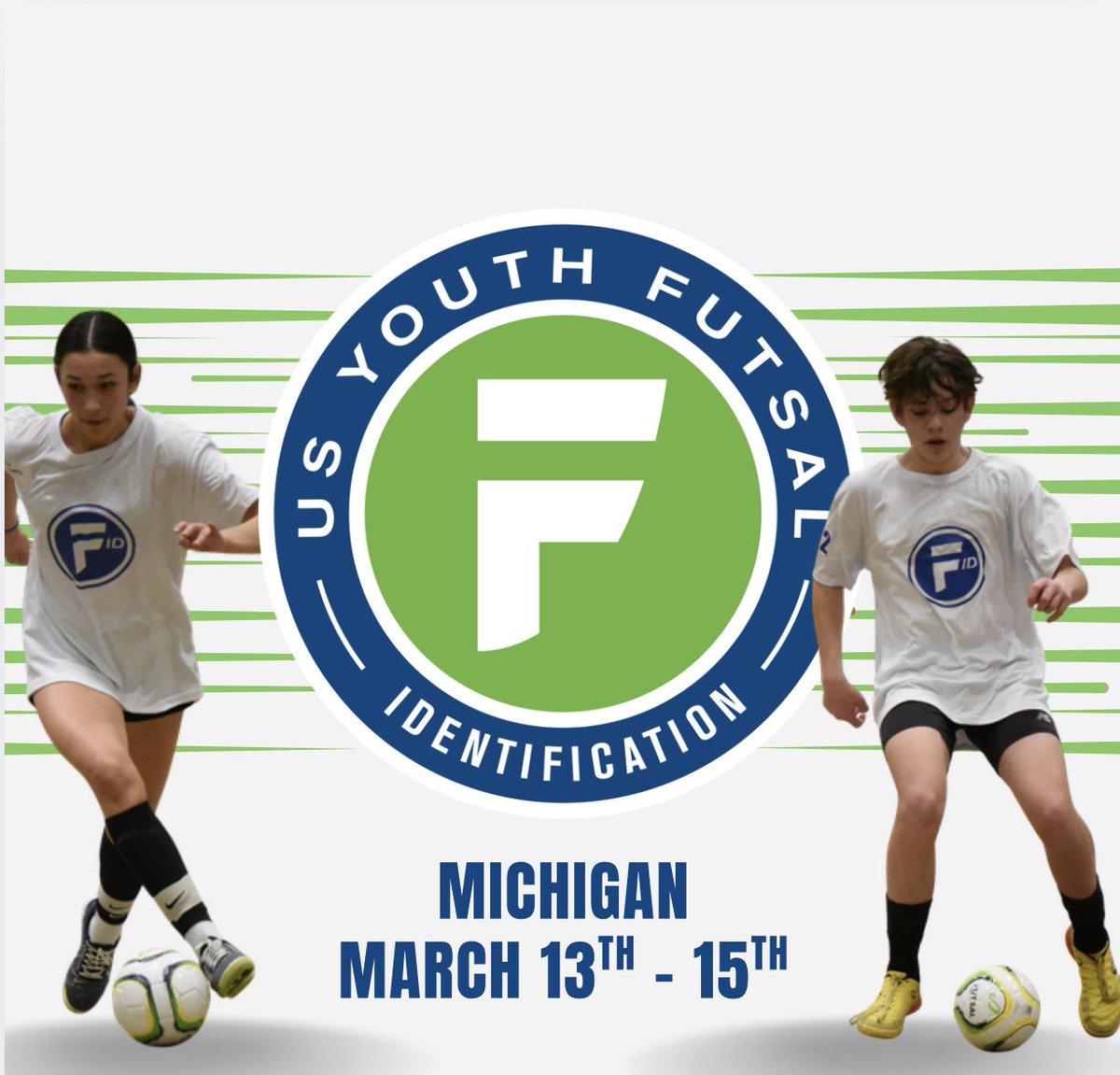 usyouthfutsal's tweet photo. Michigan Futsal ID is here in March. Don't miss it. Register below⬇️

https://t.co/daD7QCAWf2 

#usyf #usyouthfutsal #usyffutsalid https://t.co/v5j7VRsSCJ