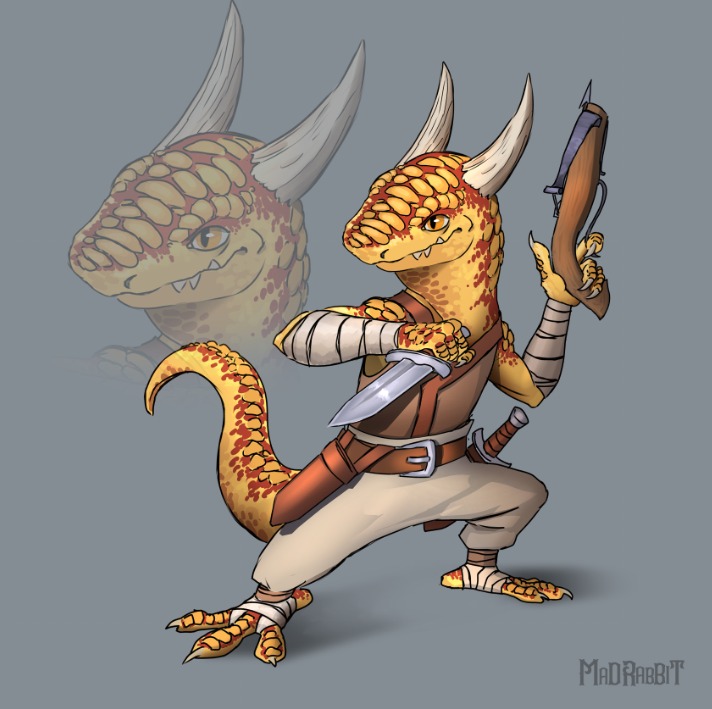 MadRabbitArts's tweet photo. Just a lil guy
Pathfinder Kobold made for a client! 

#dndart #dnd #pathfinder #pathfinderart #digitalart #ttrpg https://t.co/PzA2CfNG09