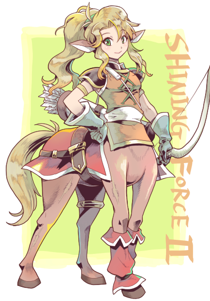 【SEGA】シャイニングフォース２のマチルダさん。
火力の高い頼れる遠距離ユニット。

1stガンダム観た人は「さん」付けで呼んじゃうよね、マチルダさん。