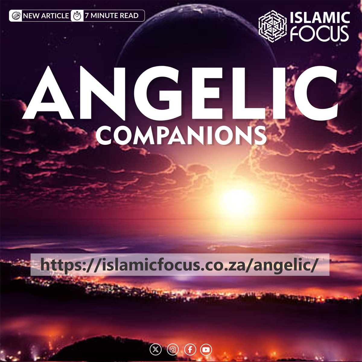 IslamicFocus's tweet photo. #article | Angelic Companions
⏱️7-minute read

In life we not only achieve our successes through our efforts alone. There are multiple other factors.

* Getting to know the guardian Angels
* How to get the company of the Angels

https://t.co/FZ2wXklQe0 https://t.co/NYggXWPwu2