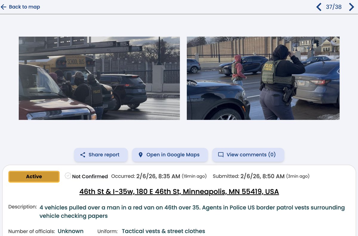 ICE is still doing checkpoints in Minneapolis like we are an occupied territory. Life remains really hard here thanks to Trump's thugs.