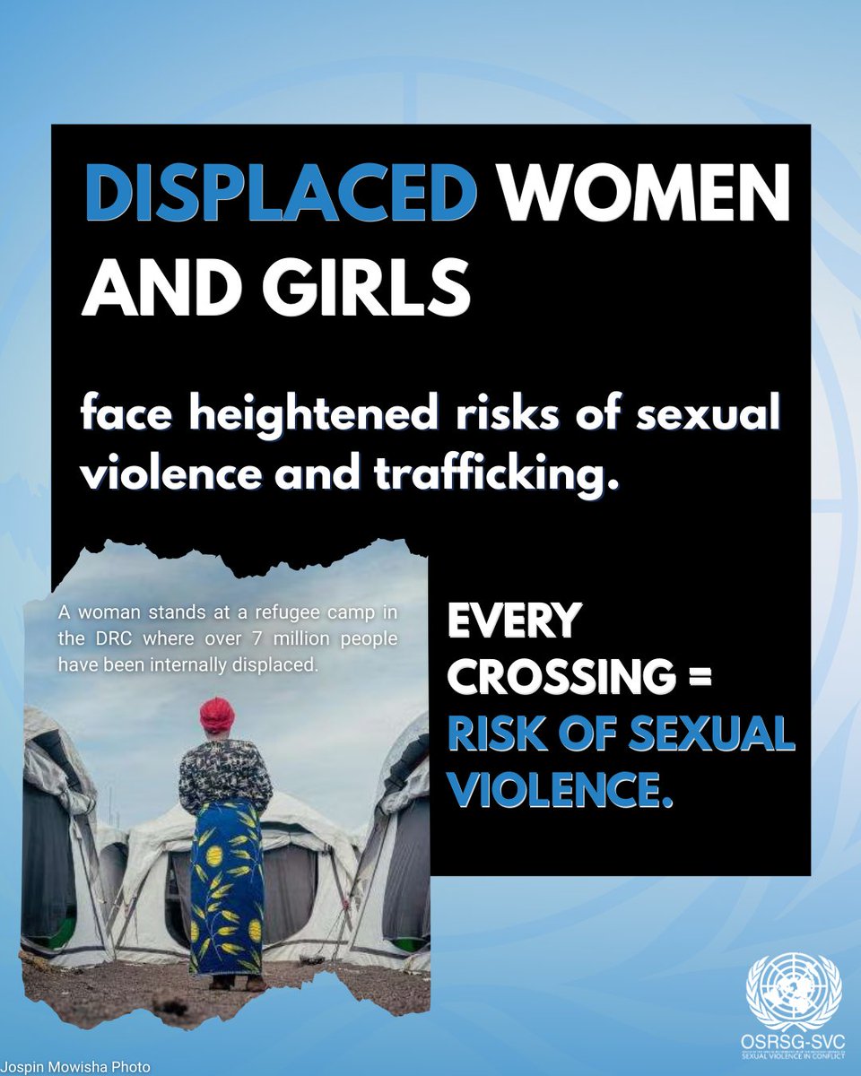 Survivors of conflict-related sexual violence show extraordinary courage. Our office works to turn that courage into lasting change - from supporting mobile courts in the #DRC with the help of the <a href="/UN/">United Nations</a> Team of Experts, to strengthening transitional justice in #Colombia, to
