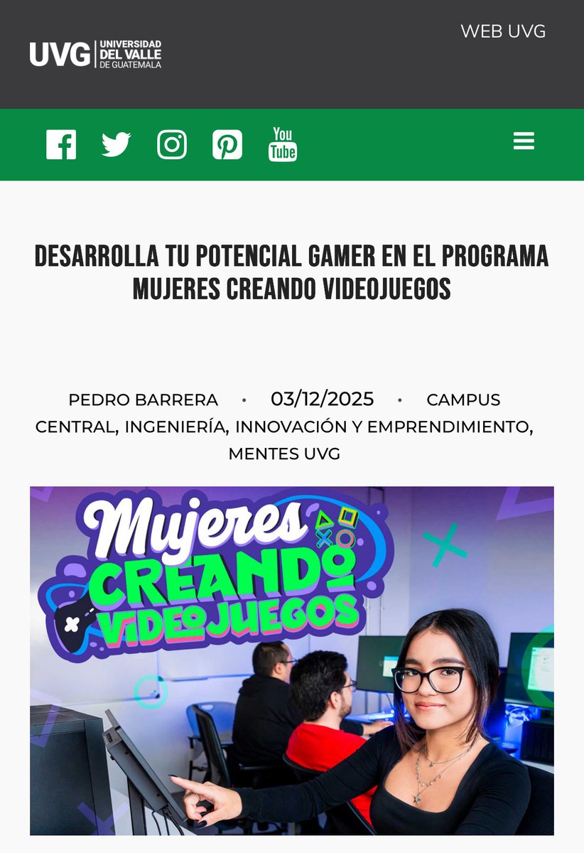 ⭕️ SUS IMPUESTOS. 

Pues <a href="/AECID_es/">AECID</a> está muy preocupada por que las mujeres de Guatemala se conviertan en “GAMERS”

Tanto como para enviar en octubre del año pasado 300.000 € de nuestros impuestos allí, supuestamente. 

Pero las carreteras, presas, vías de tren, etc…