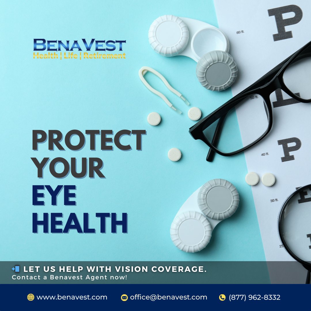 BenaVestIns's tweet image. Regular eye exams support long-term eye health. 

Vision coverage helps lower the cost of care and eyewear. 

👉 View plan options: zurl.co/3R3Zd

#VisionCoverage #EyeHealth