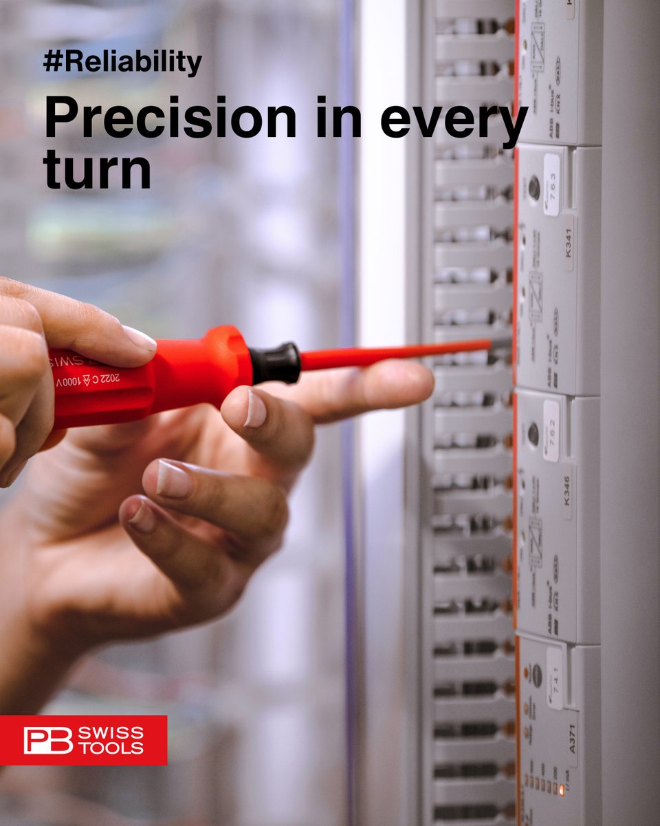 PBSwissTools's tweet photo. Consistency is the craft
Accuracy isn’t occasional - it’s repeatable.
PB Swiss Tools are built for the same result, every turn, every day.
No surprises. Just standards.
Because consistency isn’t luck - it’s engineered.
#SwissEngineering #PBSwissTools #Reliability #ToolPrecision #BuiltForProfessionals #QualityStandard