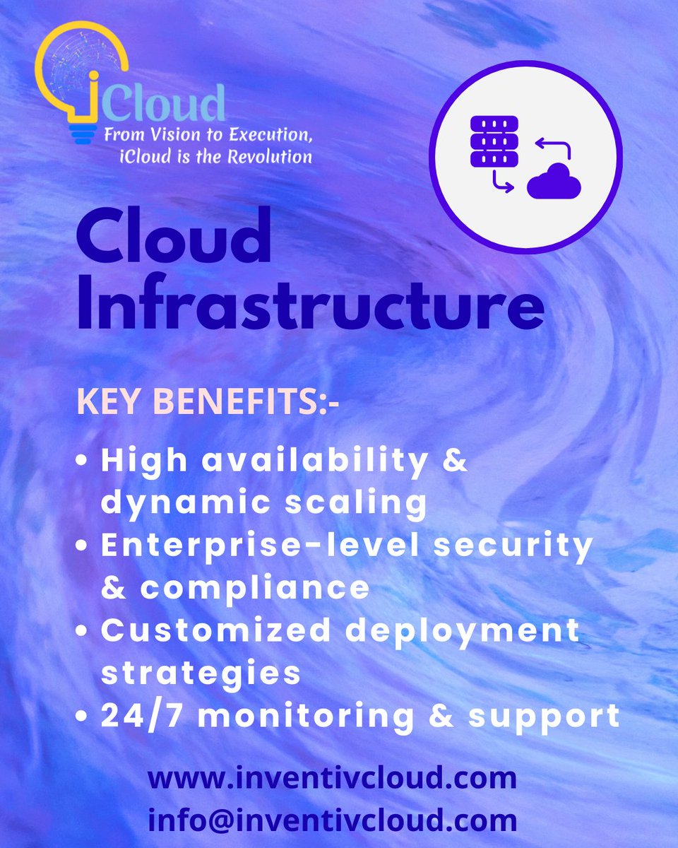 InventivTechno's tweet photo. Cloud Infrastructure powers secure, scalable, and always-on digital transformation. Inventiv Cloud delivers customized, compliant solutions with 24/7 support.

🌐 https://t.co/vHfmgv1a46 | ✉️ info@inventivcloud.com

#CloudInfrastructure #InventivCloud #SecureIT #ScalableSolutions https://t.co/mM5k4BOzbR