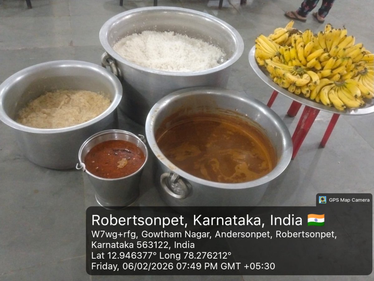 MDRSSC40KGF's tweet photo. Dinner #SocialAudit_SWDMeals #SocialWelfare_Karnataka @SWDGoK https://t.co/opRQlJInLa